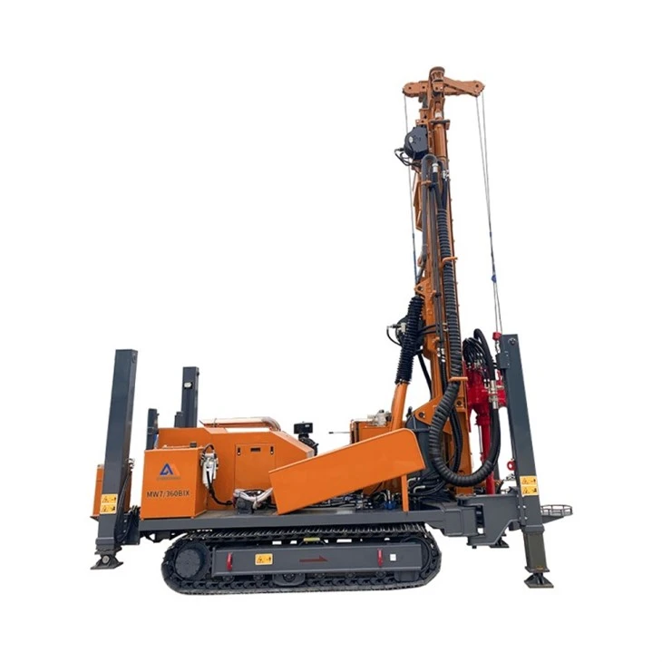 Wiertnica do studni głębinowych z napędem hydraulicznym, montowana na ciężarówce MW7╱360BⅨ